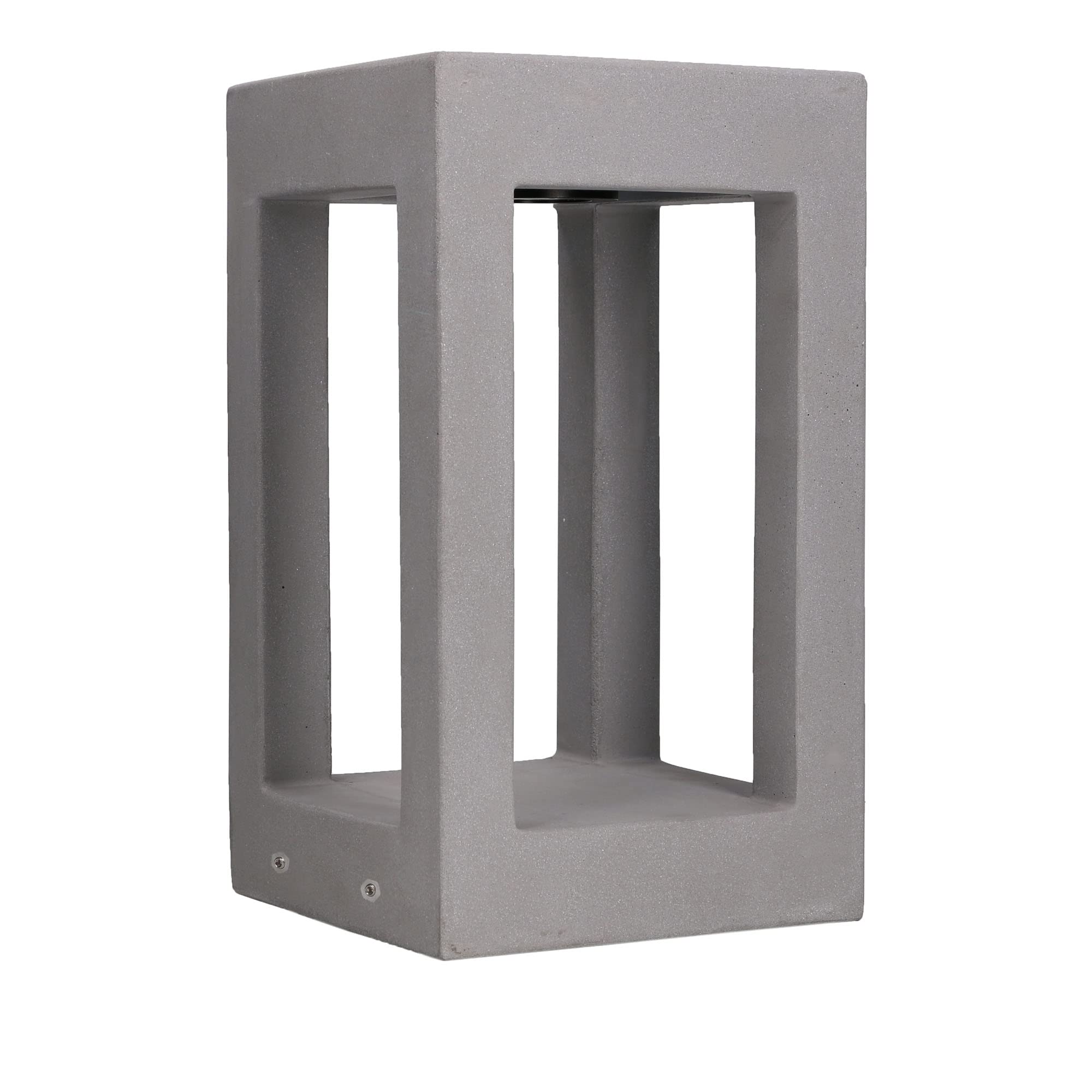 Forlight Baliza Box LED Außenleuchte Aus Beton 5,8W 4000K IP65 - 350mm Terrasse Garten Wegbeleuchtung