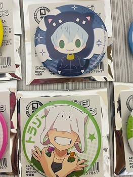 Amazon.co.jp: 日常組 缶バッジ セット しにがみ ぺいんと クロノア