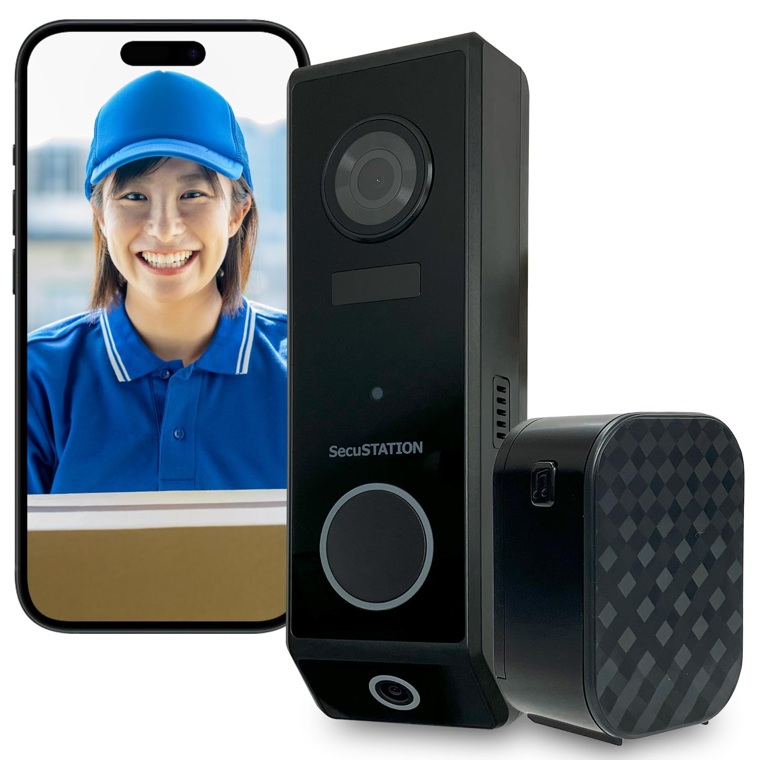 Amazon.co.jp: SecuSTATION 国内メーカー 防犯設備士推薦 インターホン