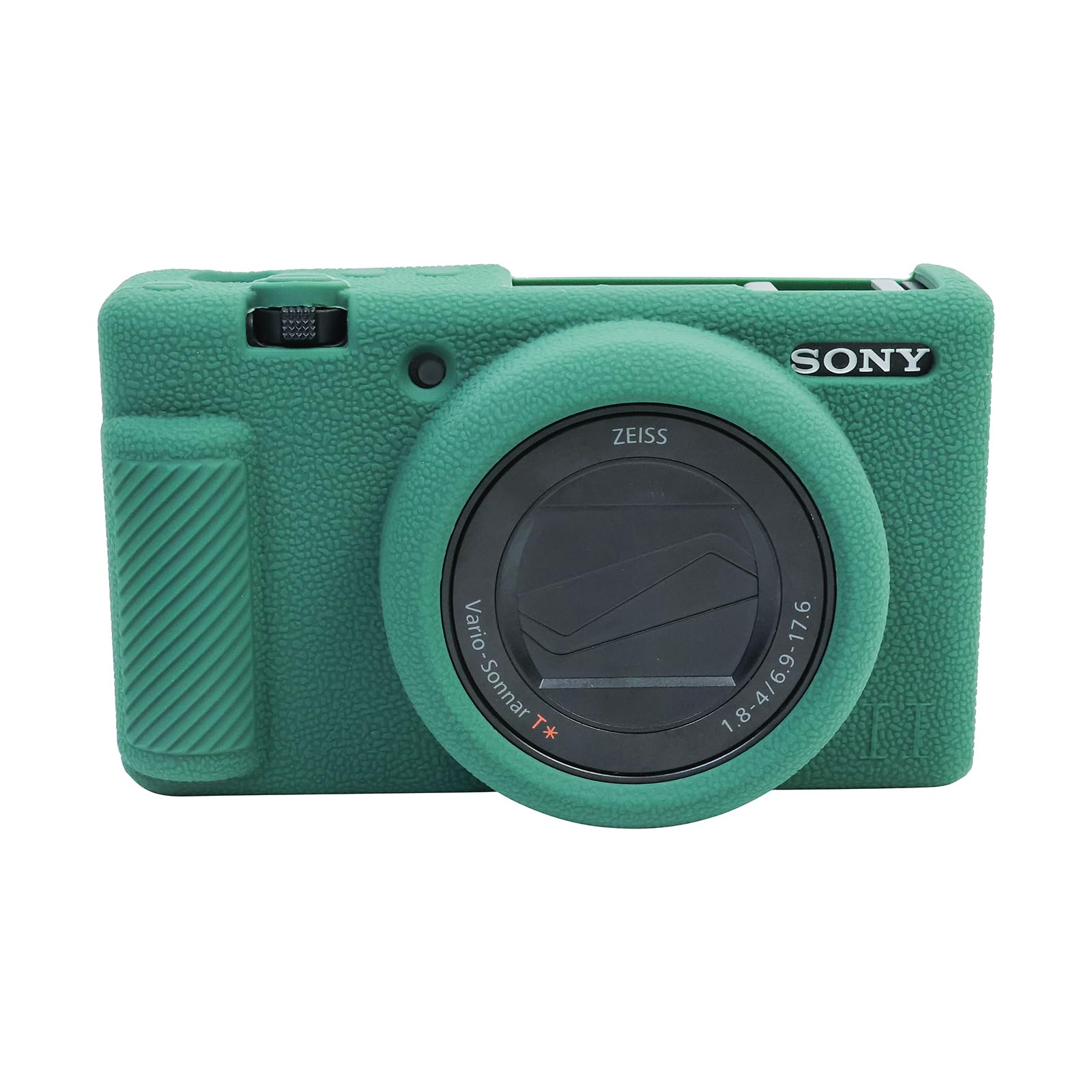 MUZIRI KINOKOO ZV-1 Mark II Custodia, Custodia Protettiva in Silicone Morbido per Fotocamera Vlog Sony ZV-1 M2/ZV1 M2/ZV1 Mark II - Cover in Gomma Morbida Antigraffio e Sottile - Nero