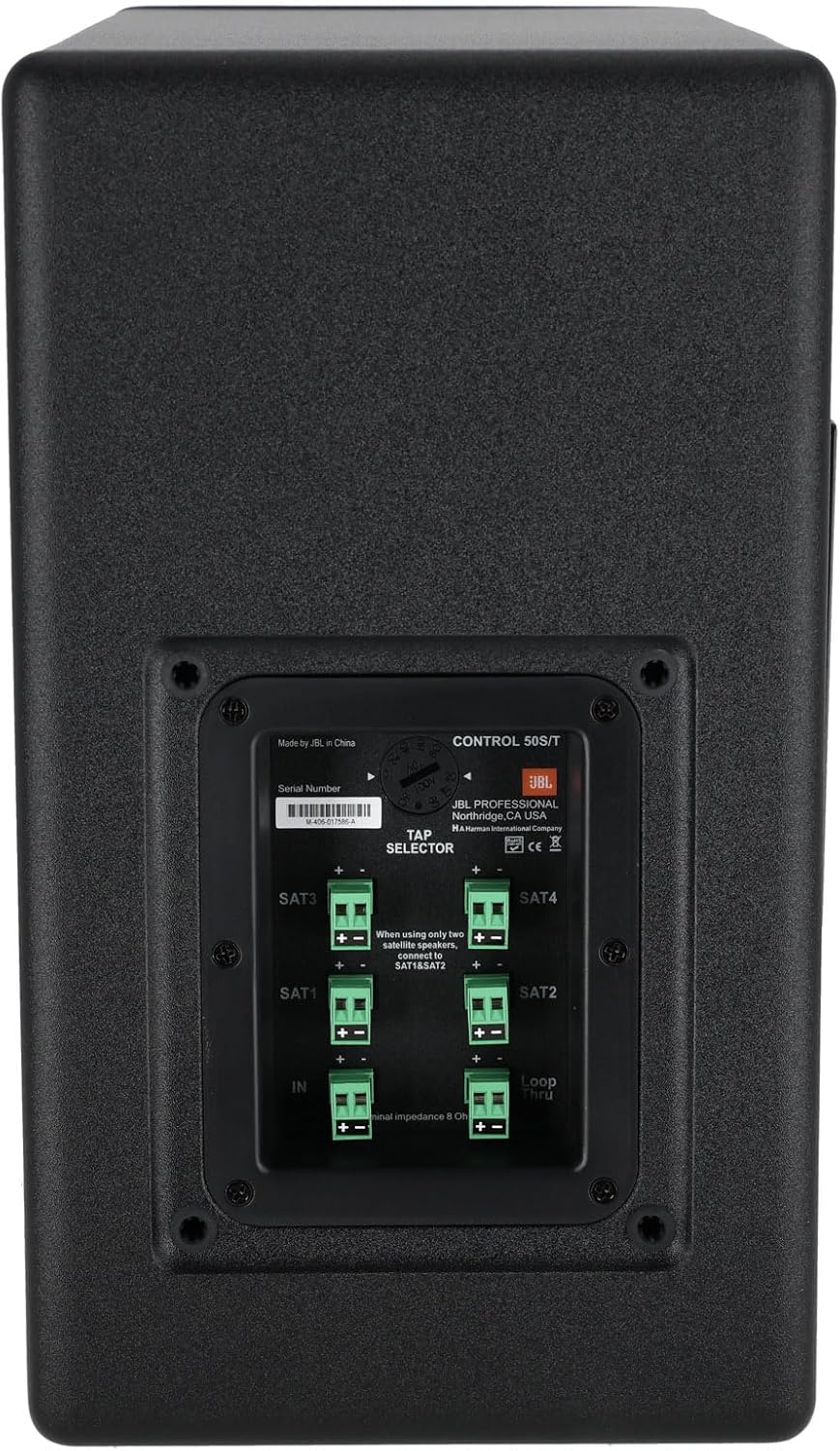 JBL Professional C50PACK Surface Mount Subwoofer and Mini-Satellite Loudspeaker System, Black