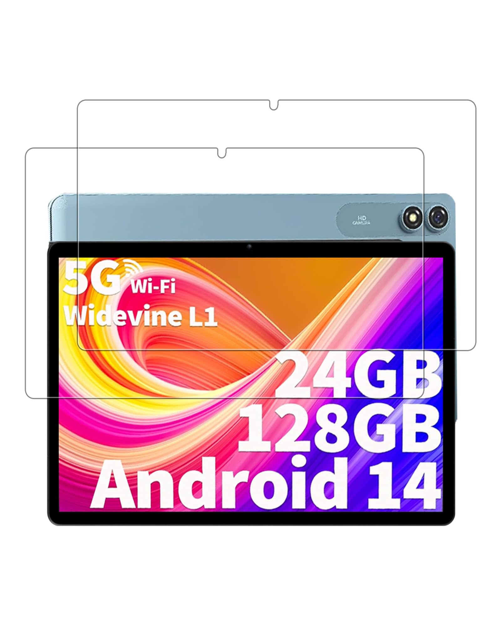 BOVUGAC [2 Pack] Screen Protector for Relndoo T901/HISORL T901/QDDQ T901 10 Inch Tablet Tempered Glass Film, Screen Protector for T901 Tablet