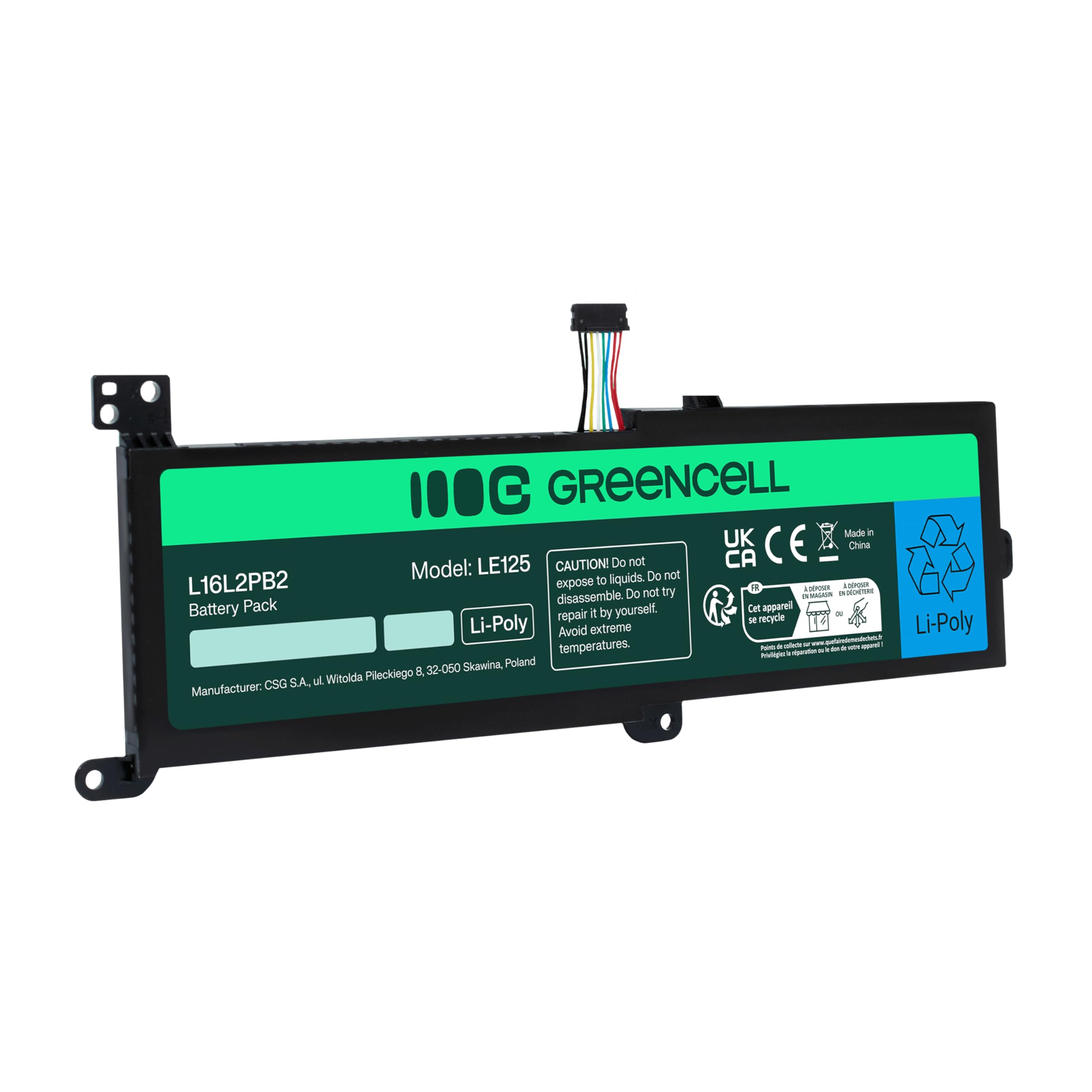 Green Cell Batteria Lenovo L16M2PB1 L16M2PB2 L16C2PB2 L16L2PB2 per Lenovo IdeaPad 320-15IAP 320-15IKB 320-15ISK 320-17IKB 320-17ISK 320-14IKB 320-15ABR 320-15AST V145-14AST V145-15AST V320-17IKB