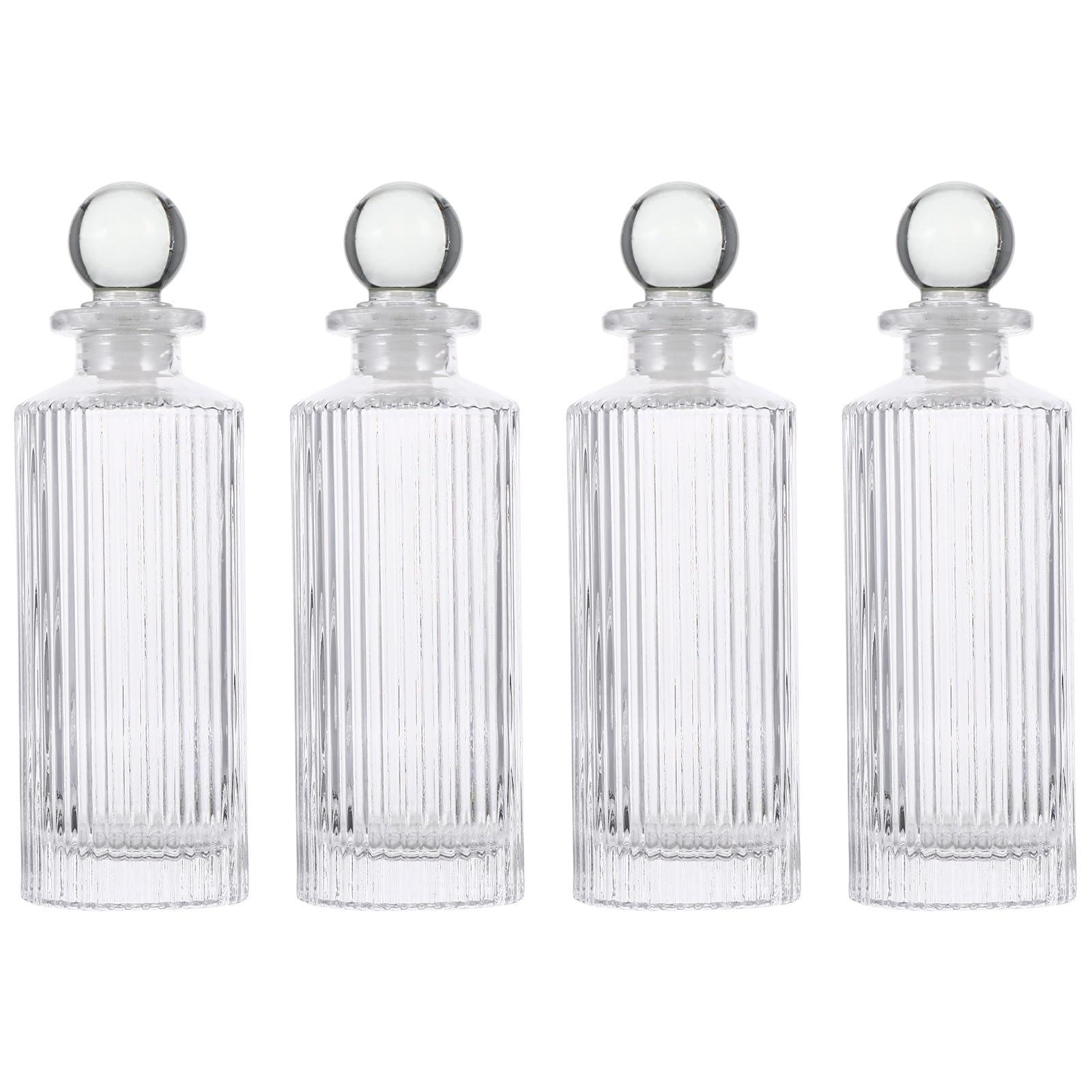 BESPORTBLE Leere Diffusorflasche aus Glas 150ml Klar Nachfüllbar für Aromatherapie und Spa im Klassischen Stil