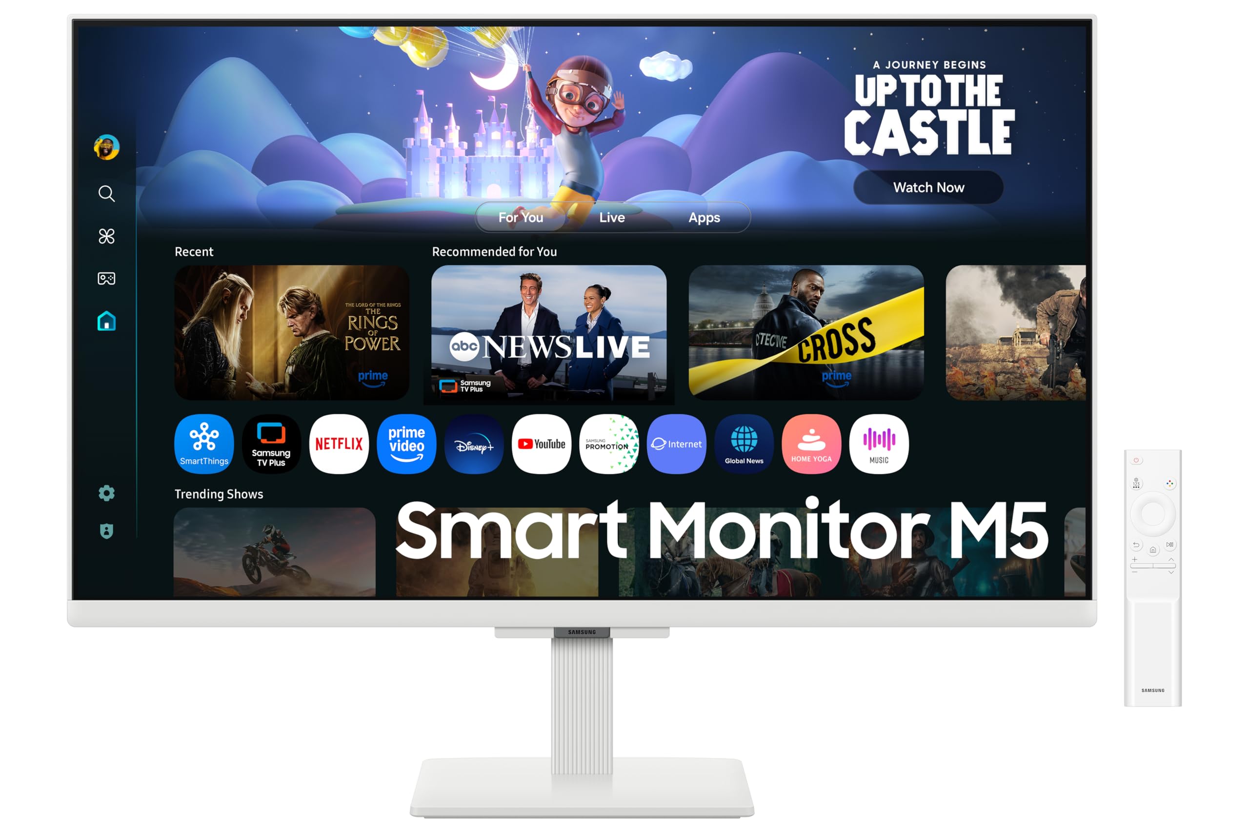 SAMSUNG 27 inch M5 FHD VA Smart Monitor 60Hz 5ms HDMI with Smart