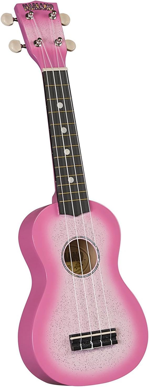 Hamano U-35PK Sparkling Ukulele Outfit - Pink