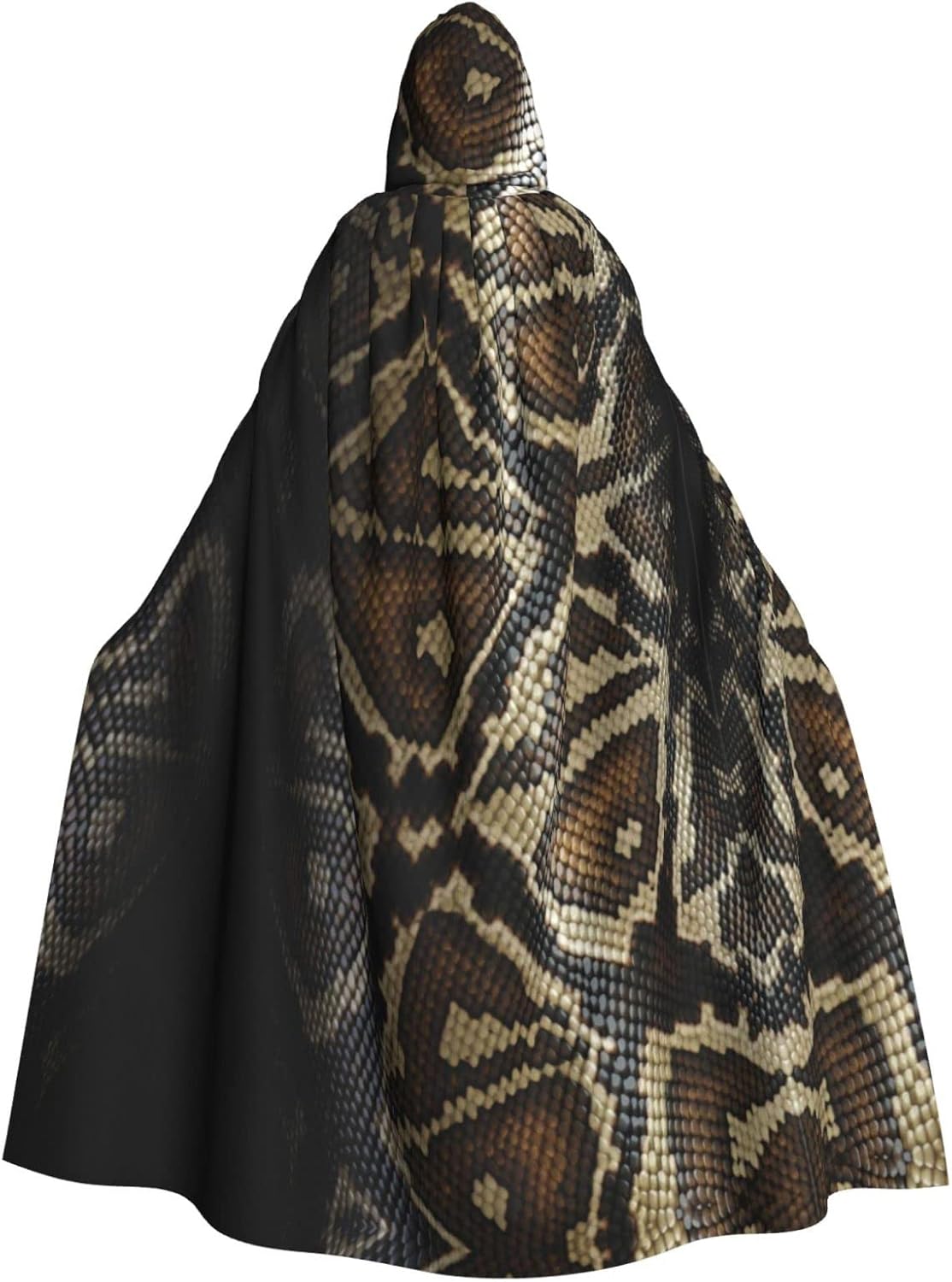 Cape De Pluie Fonctionnelle à Capuche, Unisexe, Motifs, Bleu Jean