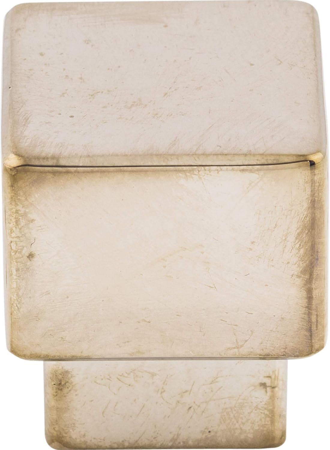 Top Knobs TK32PN Sanctuary Collection 1 Tapered Medium Square Knob, Polished Nickel