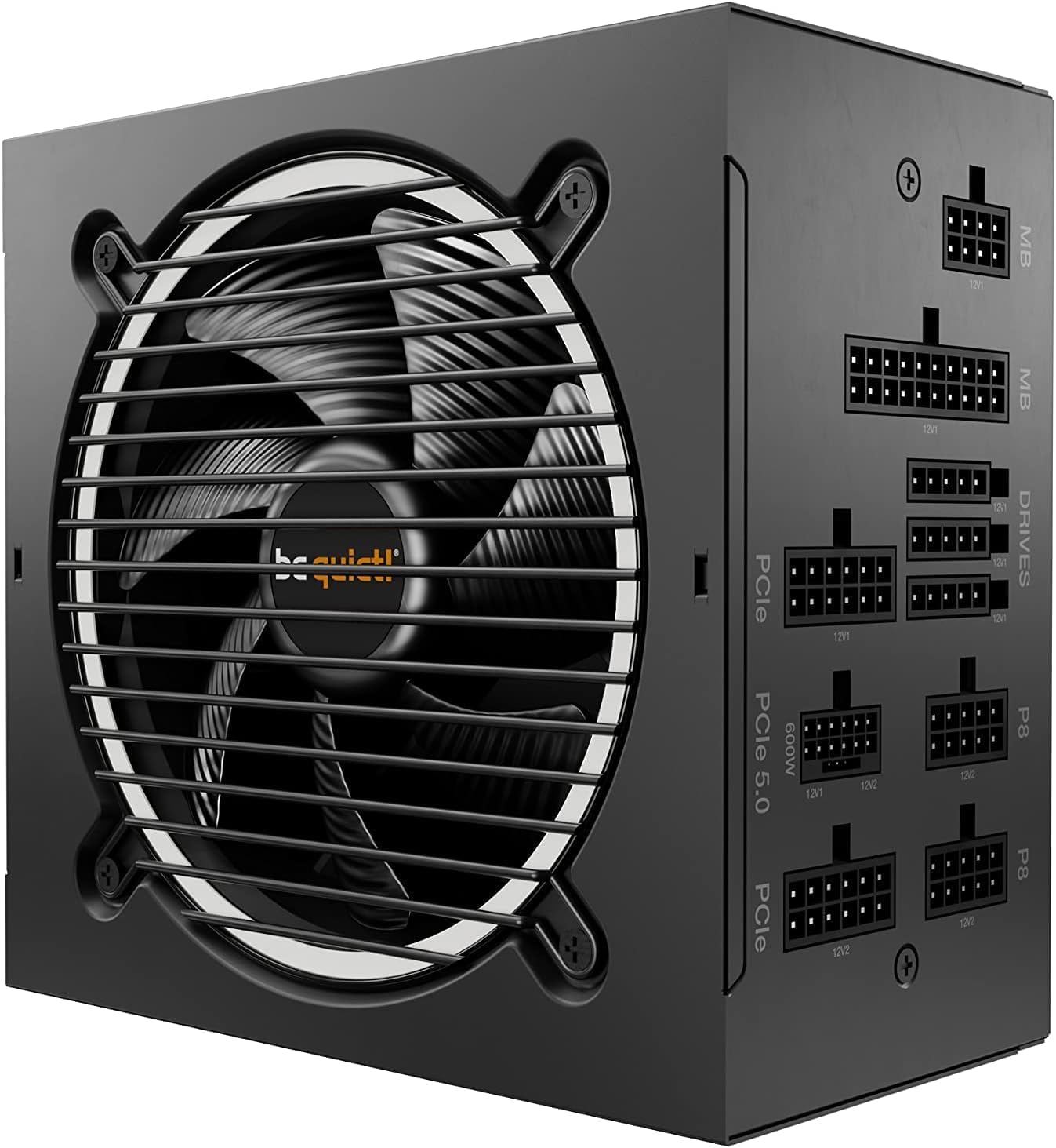 be quiet! BN513 Pure Performance Power 12 M 1200W Modular Quiet Performance Power Supply | 80 Plus Gold | ATX 3.0 | for PCIe 5.0 GPUs and GPUs with 6+2 pin connectors | Silent 120mm Fan | BN513