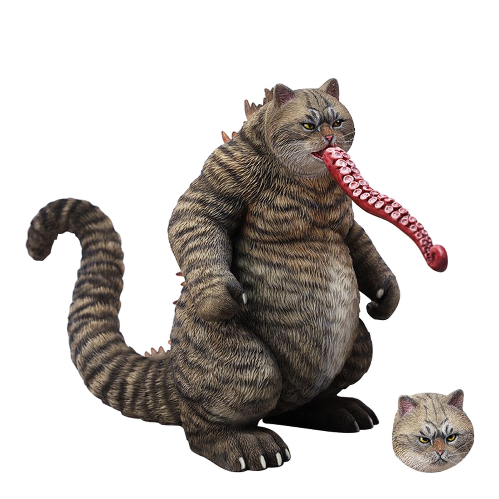 Amazon.com: JXK MMOS X Catzilla Figurine for Home Decor Meowzilla