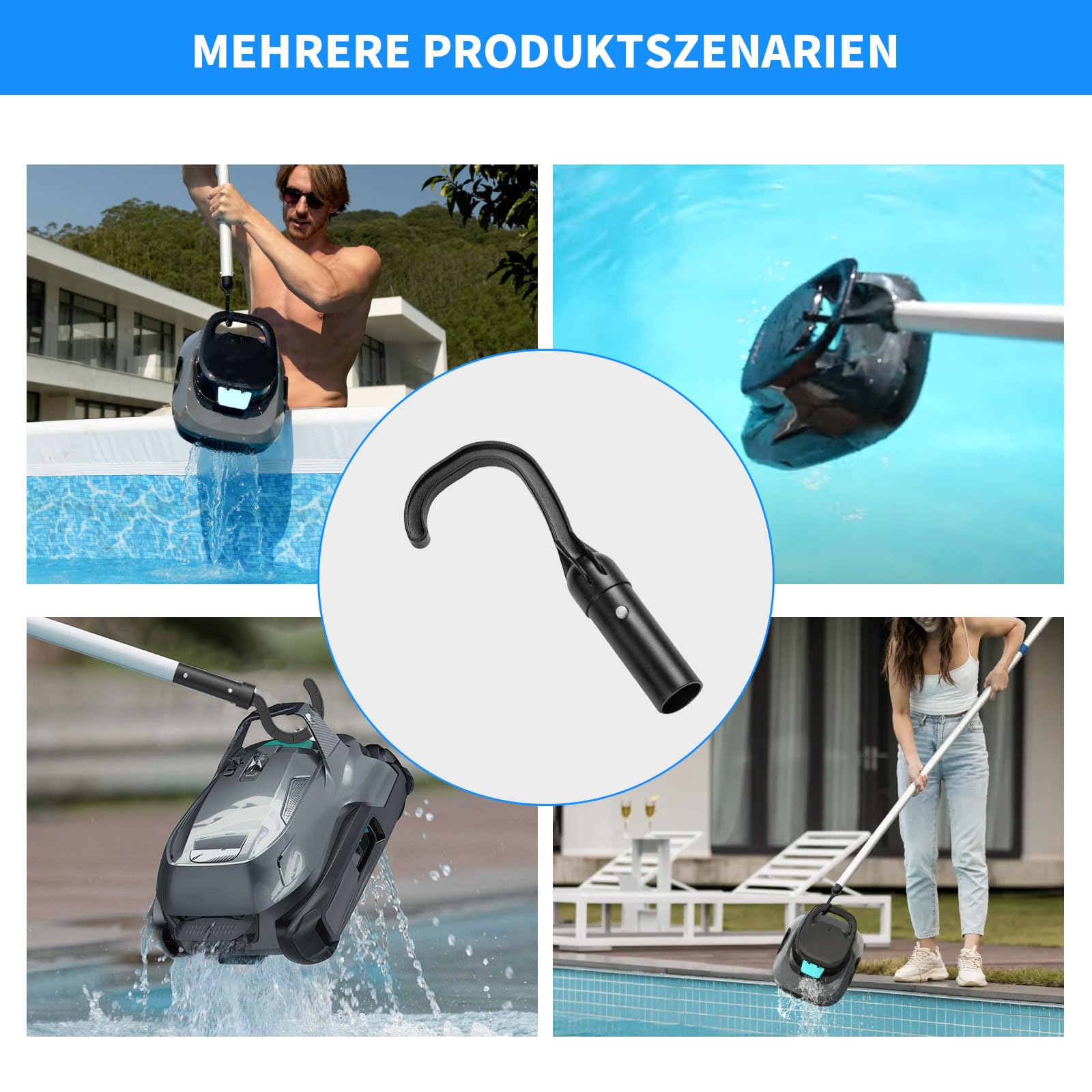 MULTIM Zubehörhaken für Seagull SE und Scuba SE Poolroboter Kompatibel mit Seagull SE Seagull 800B und Scuba SE Poolroboter