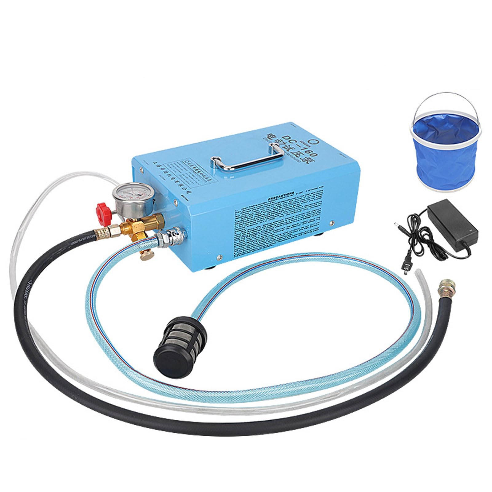 Pompe de test d'eau industrielle avec pression réglable de 0 à 12 kg/cm² pour circuits