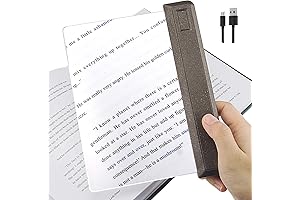Ultra Bright Full-Page Rechargeable Magnifier Illuminates Your World