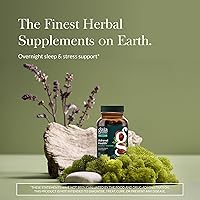 Vista 2 de Gaia Herbs Adrenal Health Nightly Restore - Suplemento de hierbas con Ashwagandha, corteza de magnolia, cordyceps, bálsamo de limón y más* - 60