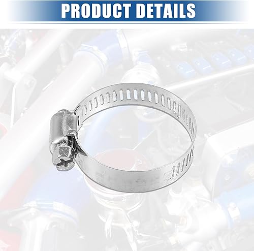 Miniatura 6 de uxcell 1 Unidades 1.102 in ID Silicona Tapa de Refrigerante con Abrazadera para Calentador de Refrigerante Bypass Vacío Puerto de Agua Negro