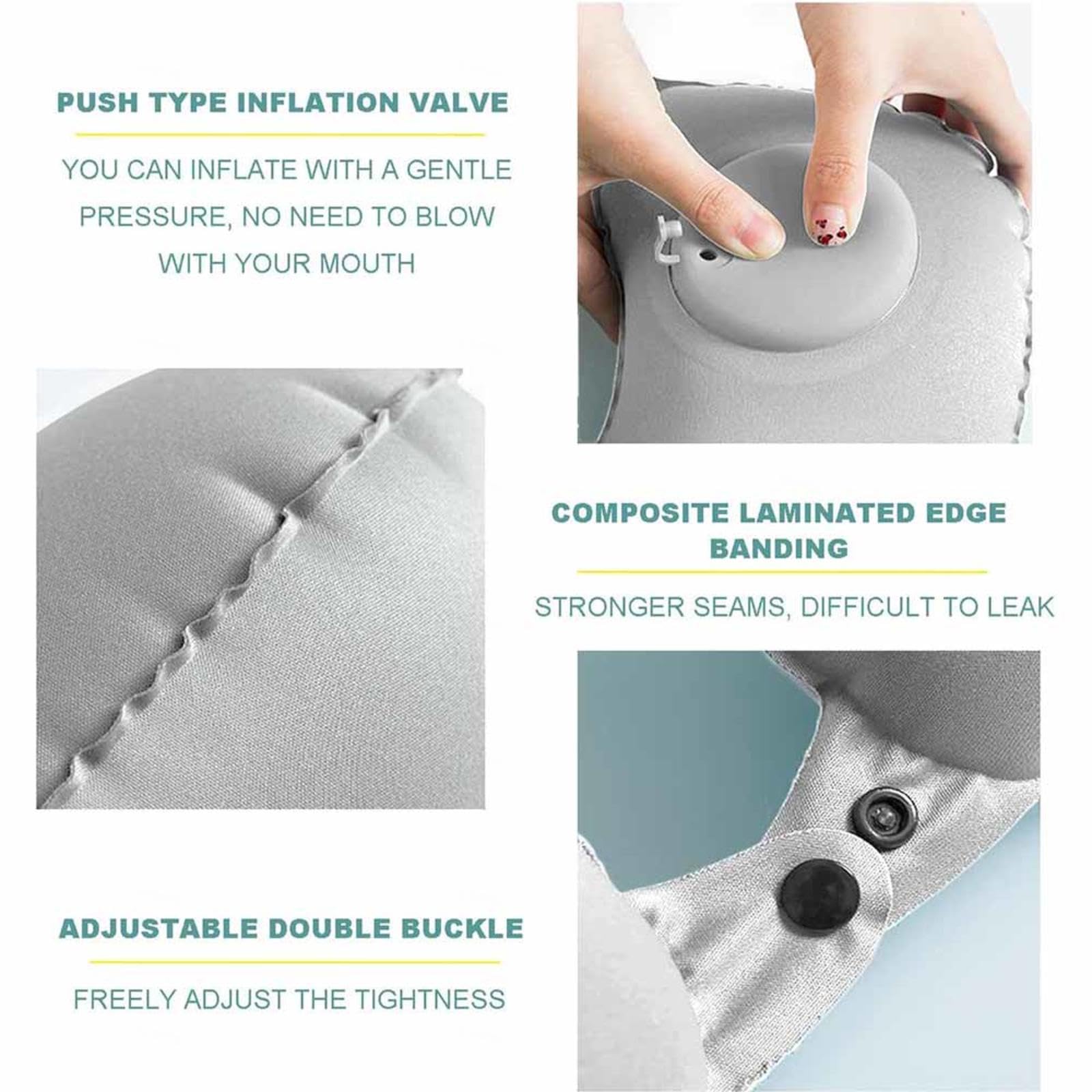 Cuscino per Sedile antidecubito, Cuscino per coccige per Dolore al coccige in Memory Foam, Cuscino per Sedile Auto per Mal di Schiena per Lunghe Ore seduti in Ufficio, Auto, B-Blue