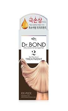 eZn Dr.Bond Keratin Treatment Damaged Hair Professional Salon Care Contain Collagen Protein, Bilberry Fruit, Sugarcane, Rosemary Extract 8.4oz / 250ml