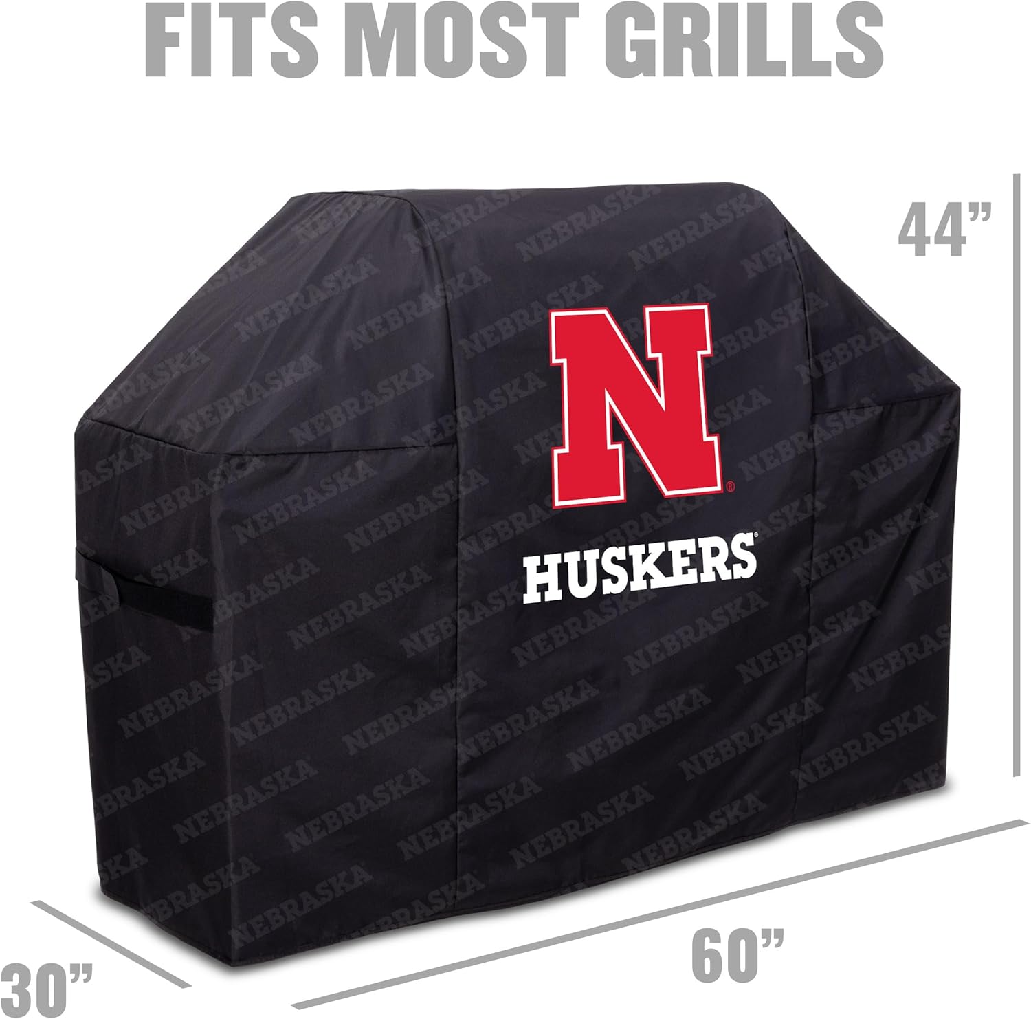 YouTheFan NCAA Heavy Duty Waterproof Grill Cover – UV Resistant, Durable Polyester BBQ Cover, Weatherproof Protection for Outdoor Gas or Charcoal Grills, for Grills up to 5’ Wide