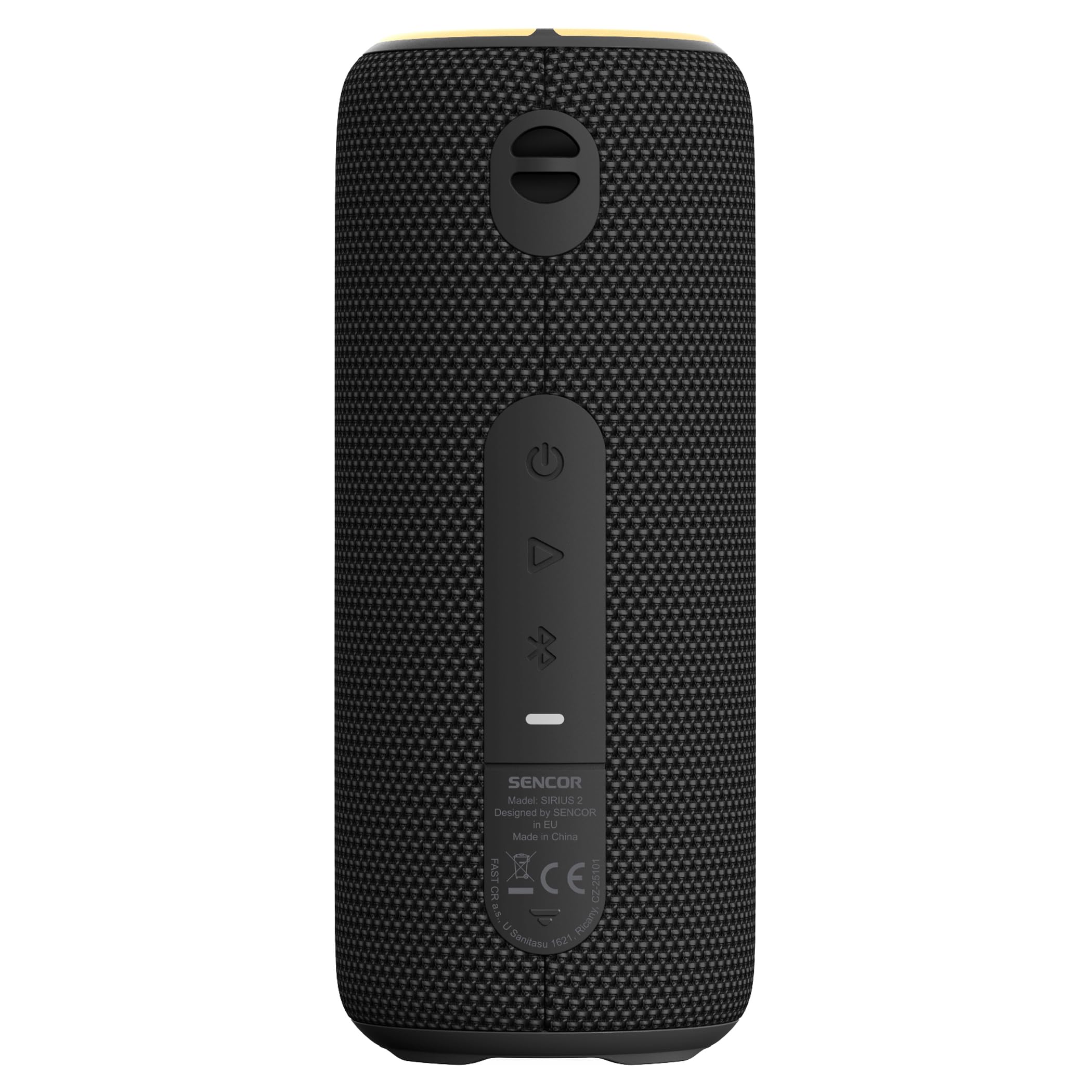 SIRIUS 2 NERO Altoparlante Bluetooth, IPX7 Impermeabile, 20W, LED, Batteria 3600mAh, Nero