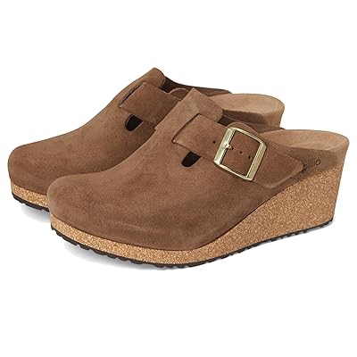 Birkenstock Papillio by Birkenstock Fanny Wedge Clog Suede Women