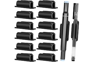 Classroom, Teacher, Office, For Truck, 12-Pack Clipboard Pen Holder Attachment Stick-on Pen...