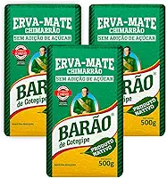 Barão de Cotegipe, Kit 3 Erva Mate Nativa Sabor Fresco 500g cada Vácuo Barão