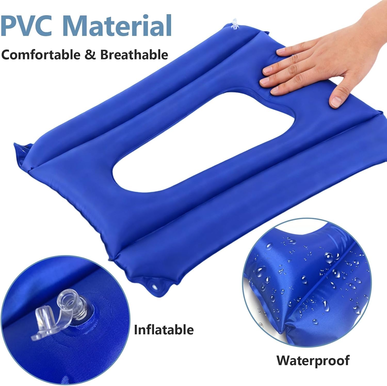 Inflatable Commode Cushion - Comfort & Support -4 Inflatable Commode Cushion - Comfort & Support -4