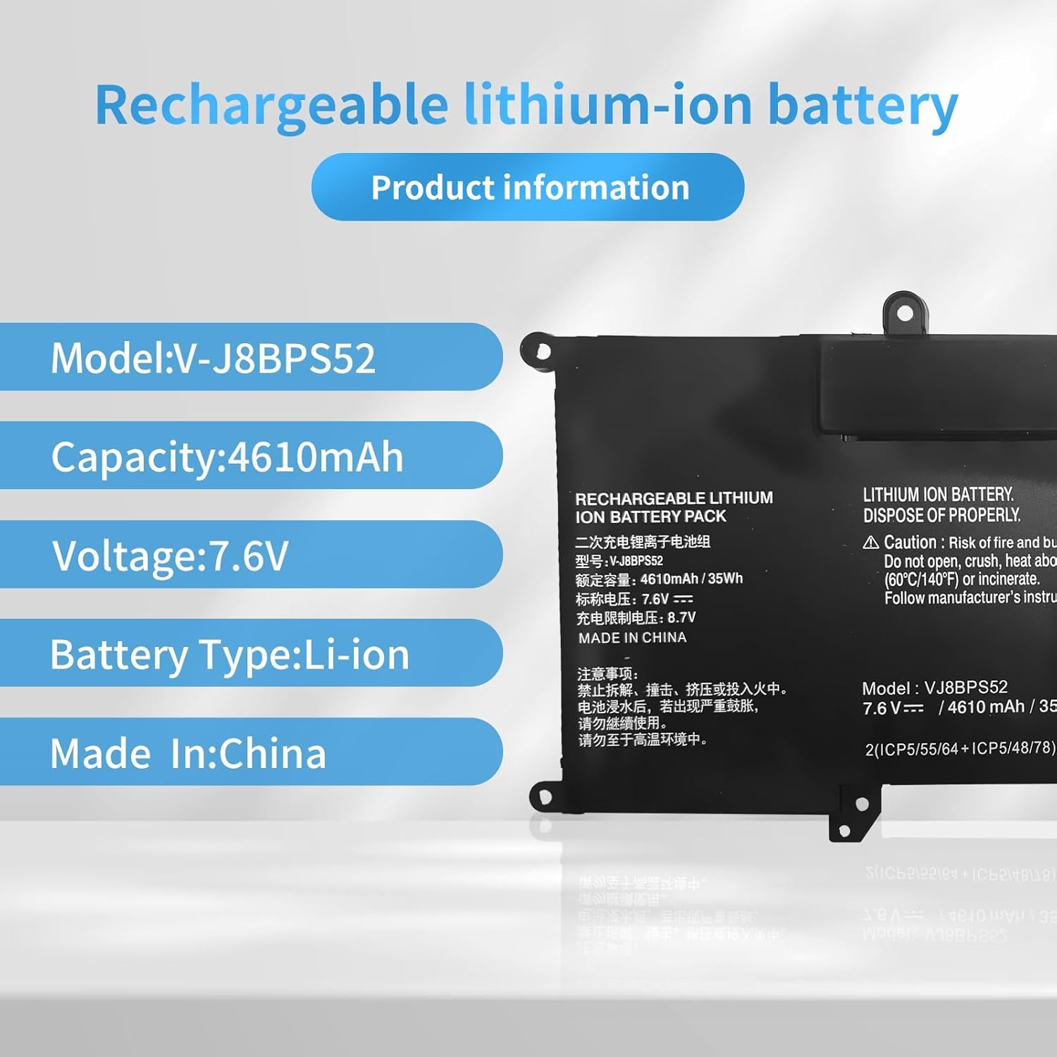 Amazon.com: VJ8BPS52 V-J8BPS52 Laptop Battery Replacement for Sony