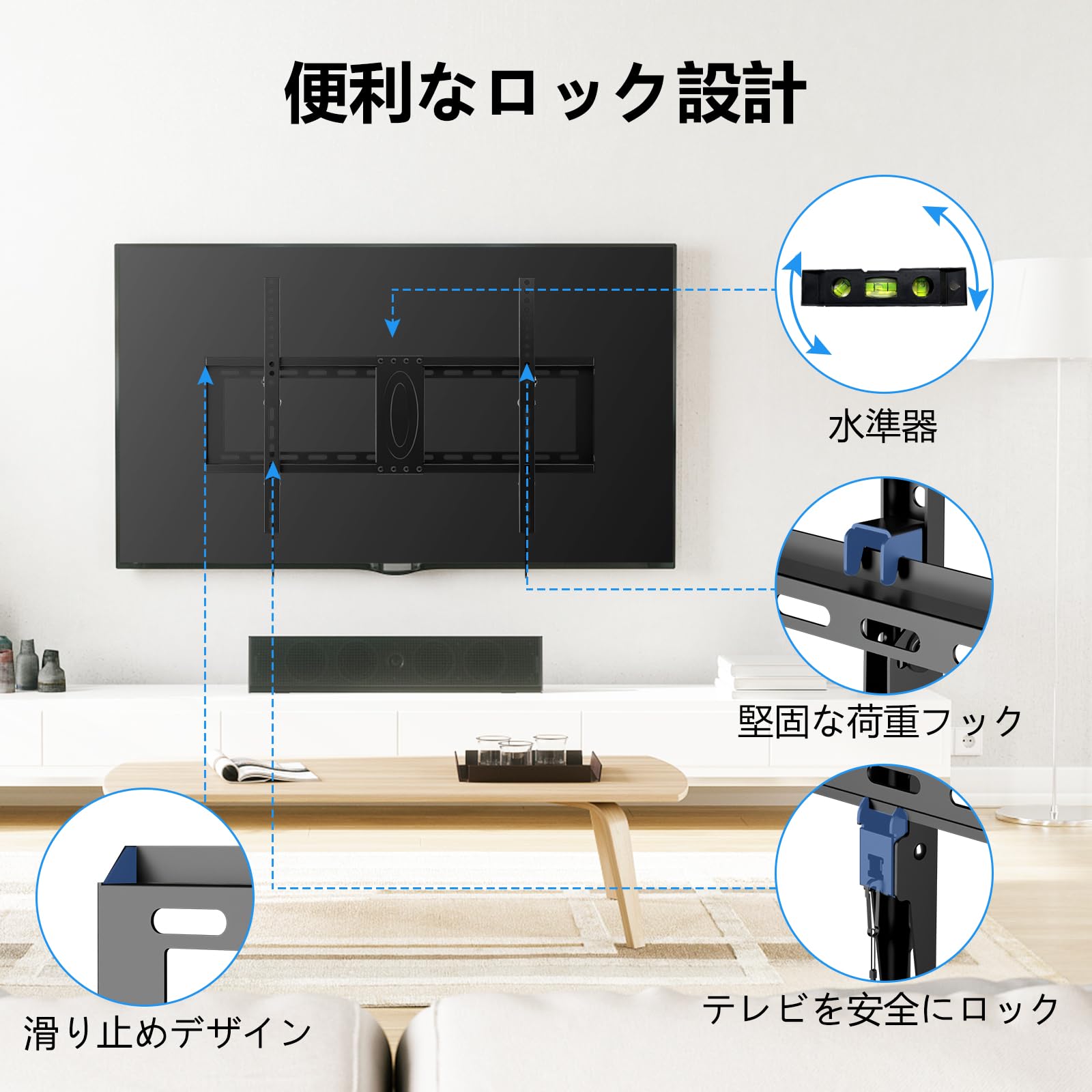 壁付けテレビ金具 Amazon | suptek テレビ壁掛け金具 tv壁掛け金具 モニター壁掛け