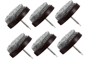 50 Pack of Furniture Feet Spikes -- Plastic Carpet Protector Couch Accessories for Nail Protection