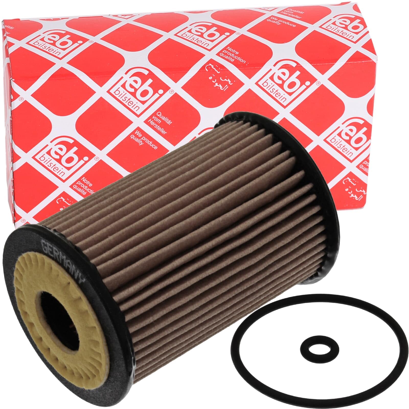 3x ✅Fits FEBI 37417 OIL FILTER WITH SEAL RINGS  ⭐UK Seller⭐