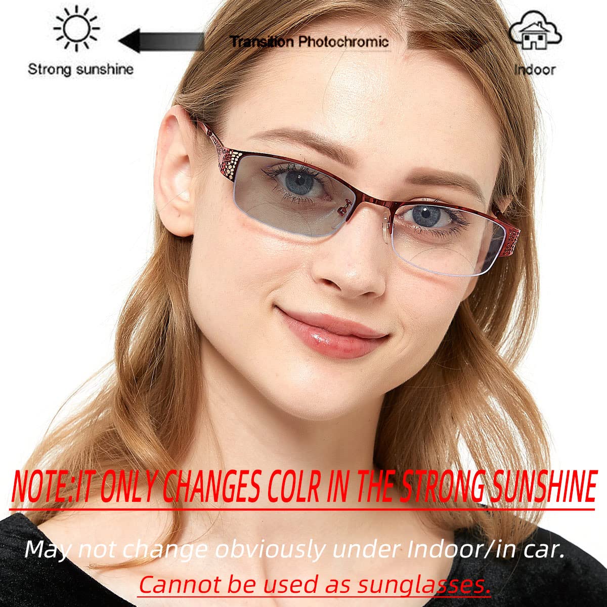 LianSan Photochromic Bifocal Reading Sunglasses For Men, 44% OFF