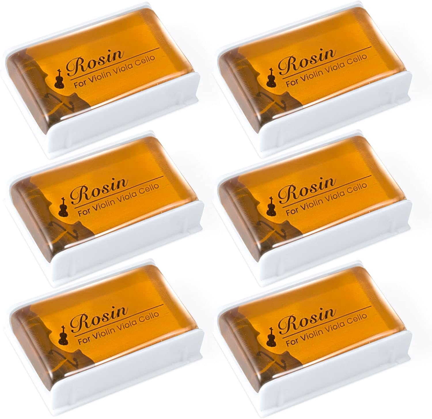 IMAGINEA Premium Rosin Natural for Violin Cello Viola | Rosin Light Low Dust for Bows String Warm Tone & Clear Sound Violin Rosin with Protective Case Violin Bow Rosin (Pack of 6)-image-11