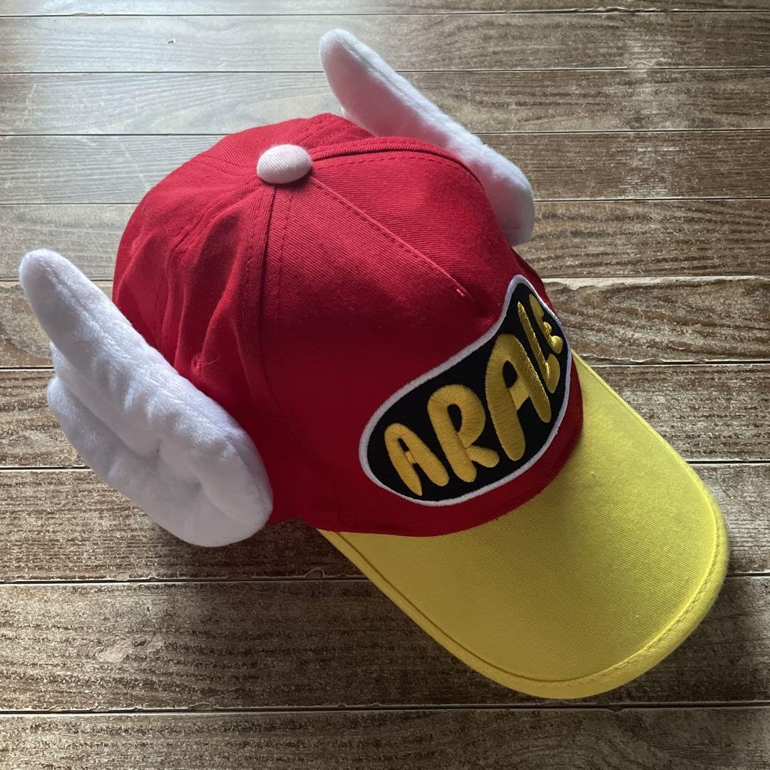 Amazon.co.jp: ドクタースランプ アラレちゃん キャップ 赤 黄色