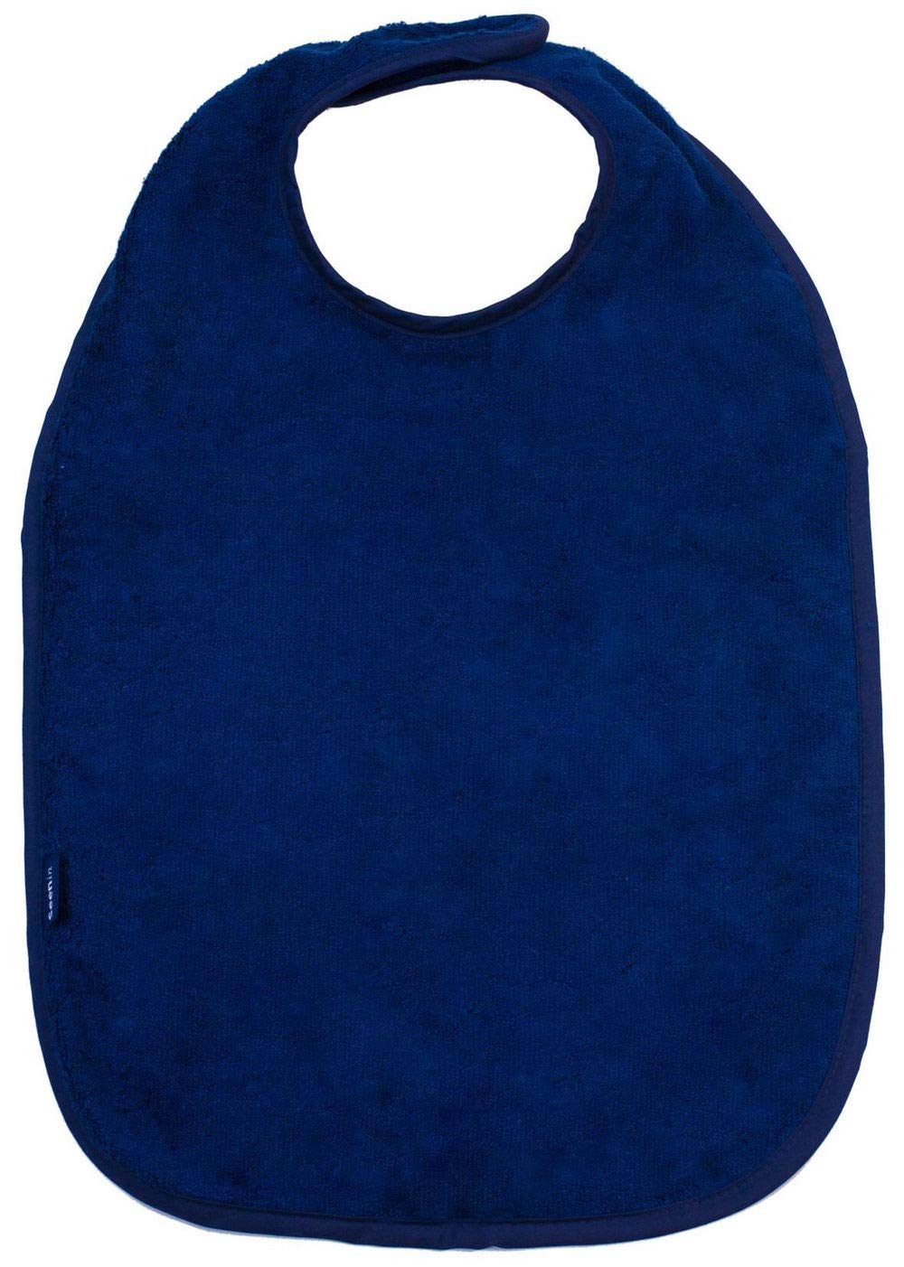 Seenin Limited Navy Adult Dribble Bib Bamboo Towel (, Large)