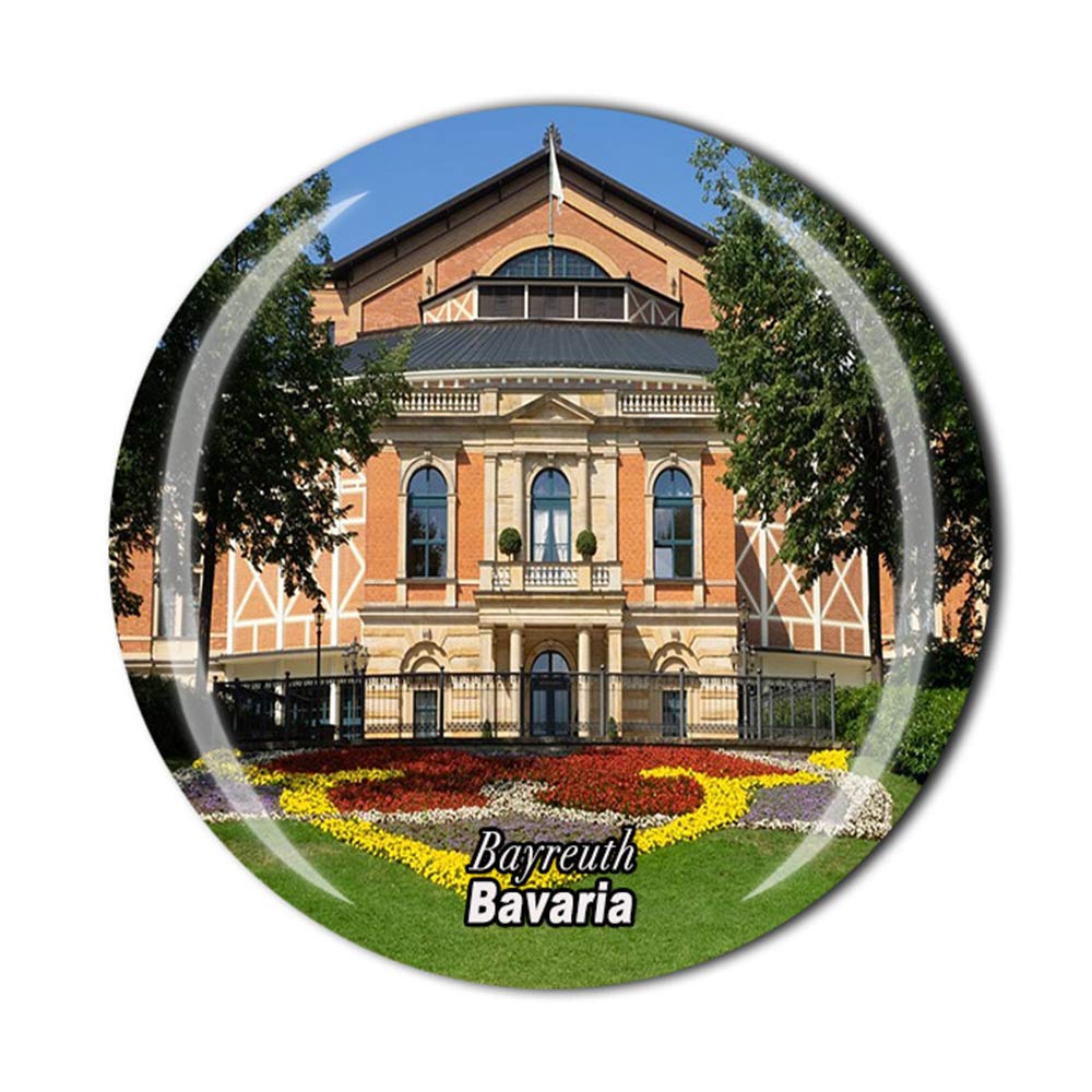 Muyu Magnet Bayreuth Germany Fridge Magnet Souvenir Gift Decor Magnetic Sticker Collection