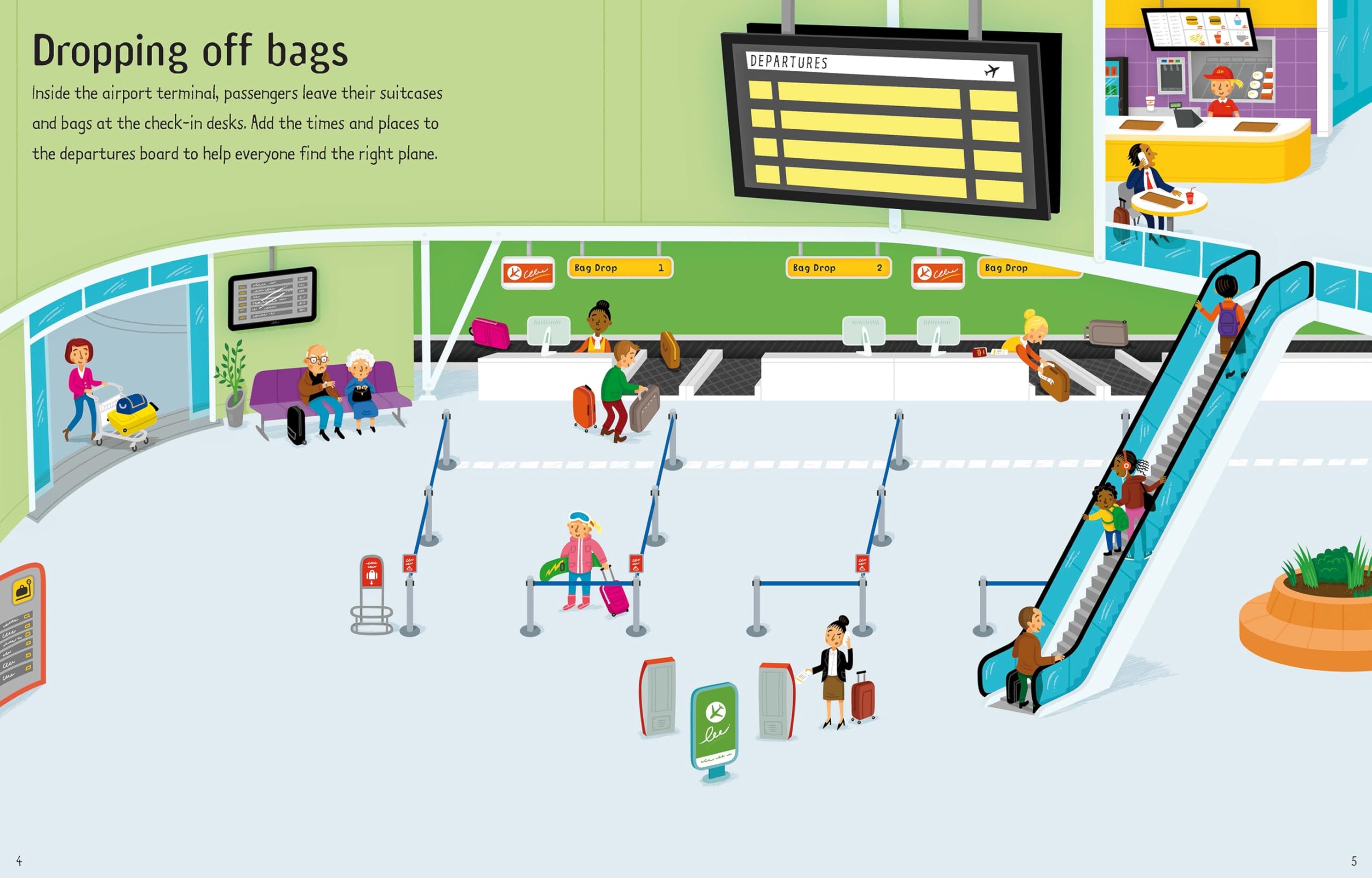 Airport Sticker and Colouring Book (First Colouring Books) (Sticker & Colouring book)
