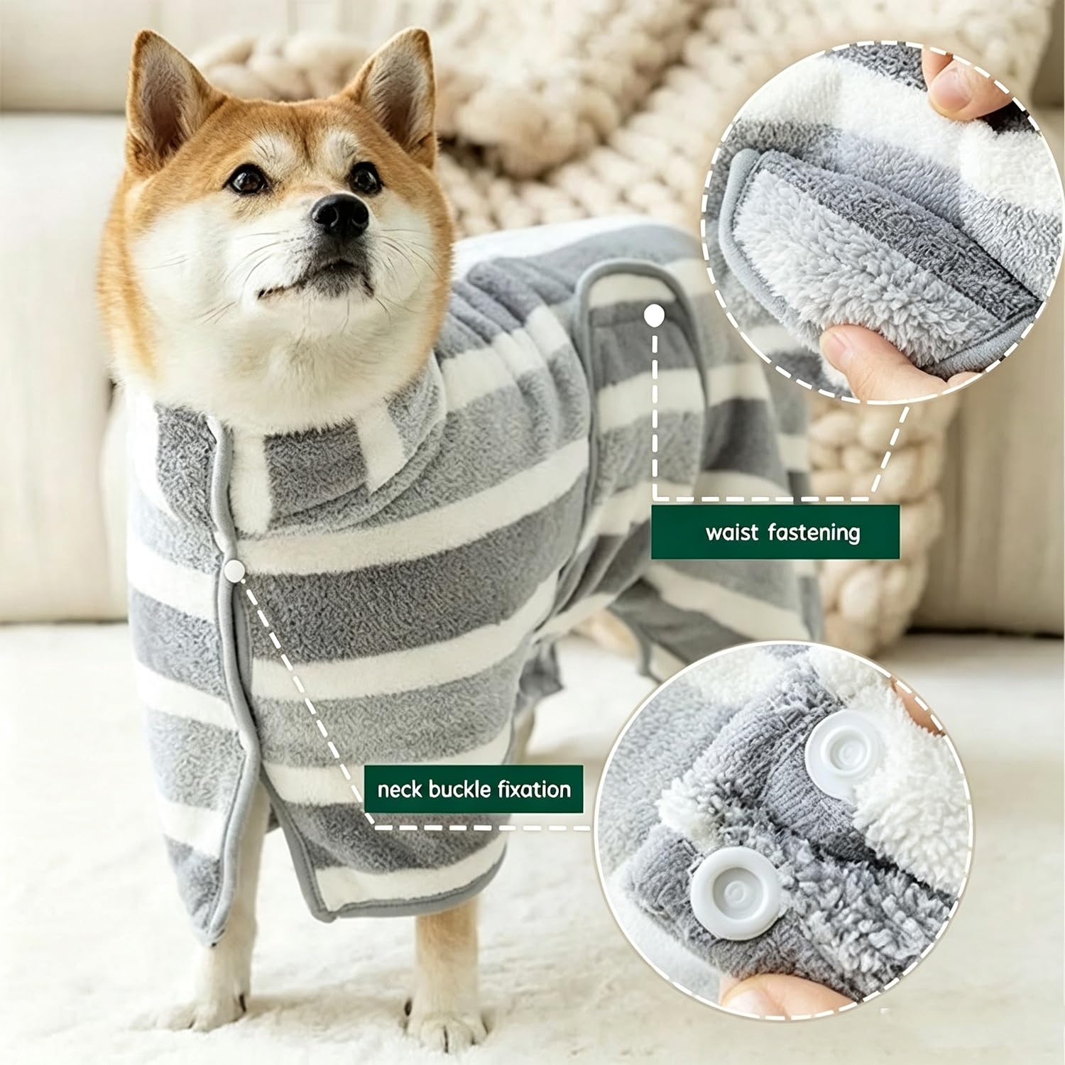 Accessoire Chien, Serviette for Chien, Peignoir for Chiens