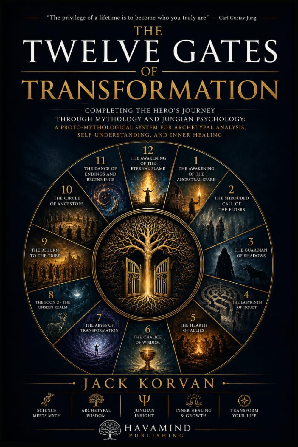 The Twelve Gates of Transformation: Completing the Hero’s Journey Through Mythology and Jungian Psychology: A Proto-Mythological System for Archetypal Analysis, Self-Understanding, and Inner Healing