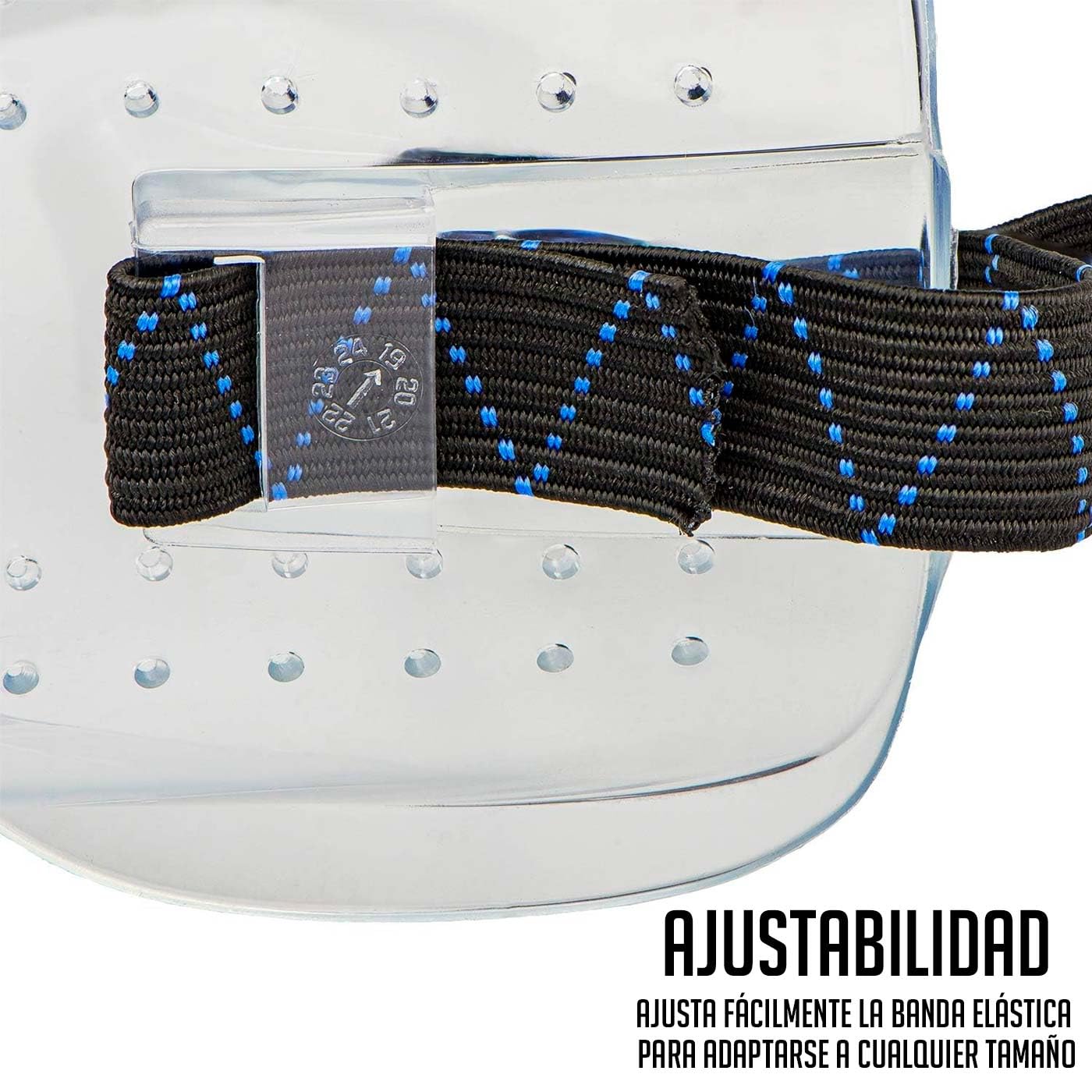 Acan Tradineur - Pack de 6 Gafas de seguridad, protector de ojos, prevención y seguridad - Fabricado en PVC - No protegen contra los rayos UV – 7 x 15,5 x 5,5 cm