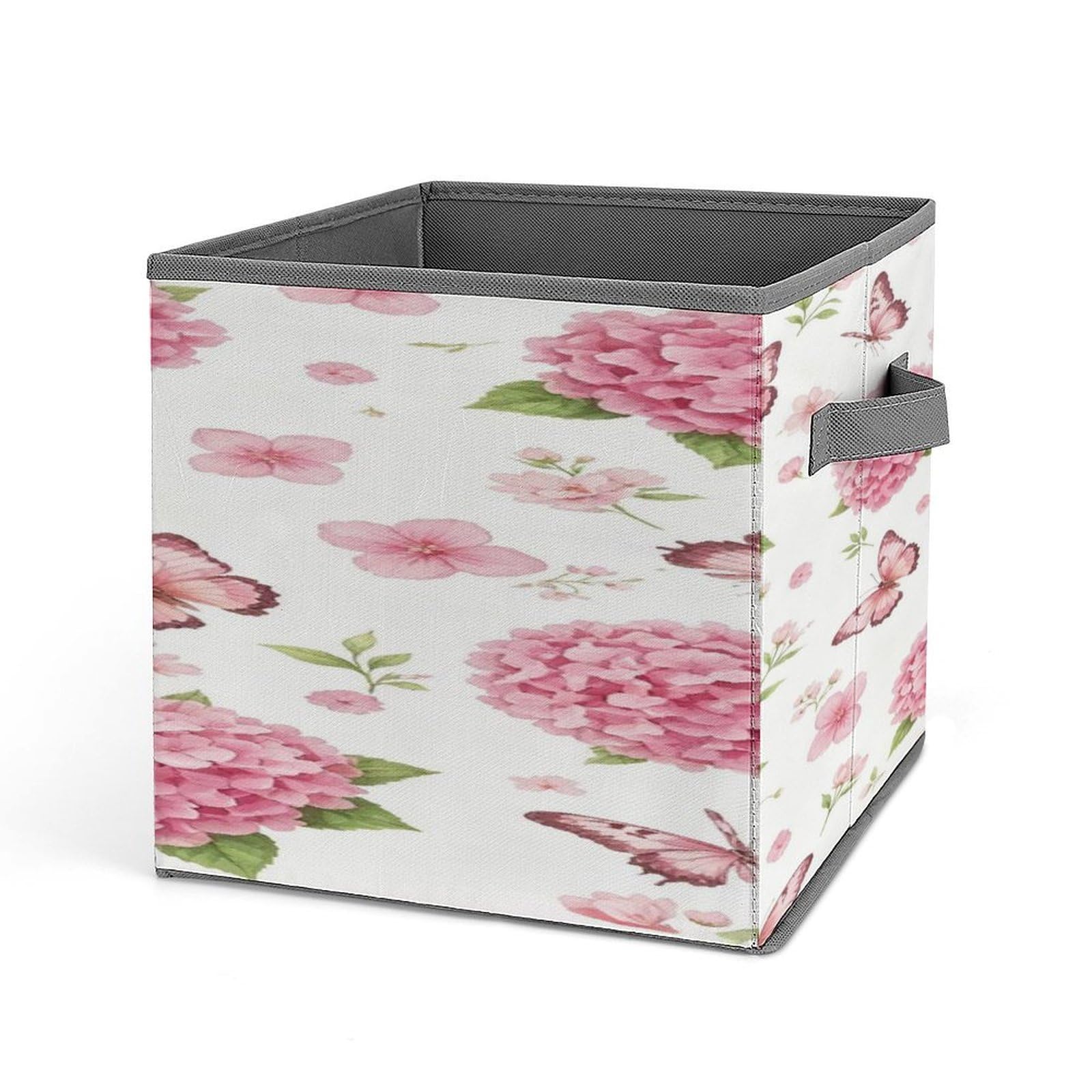 Fekiloot Style Hydrangeas Storage Bins Storage Baskets
