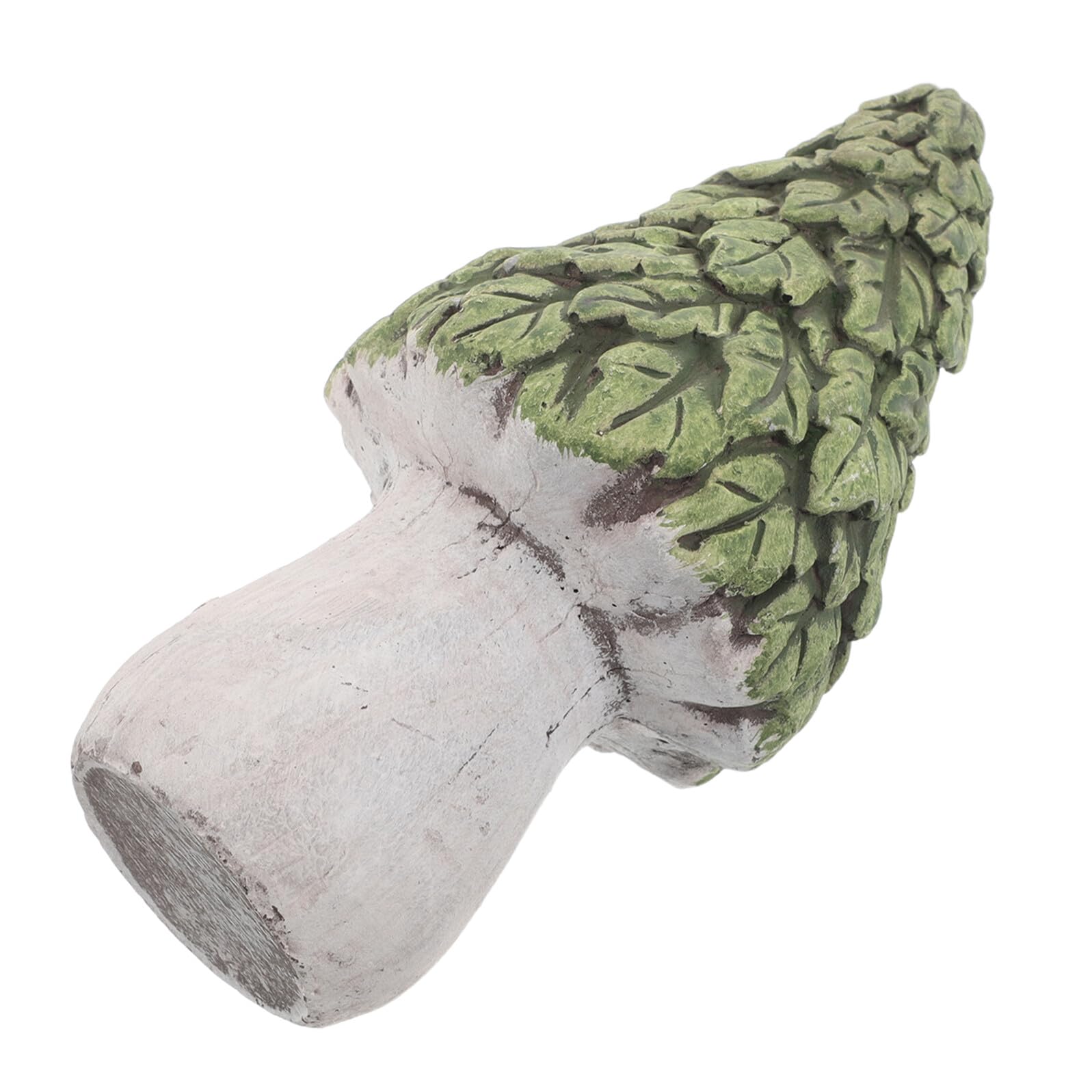 Statue de Champignon en Ciment Résistante aux Intempéries et Décoration Verte Jardin