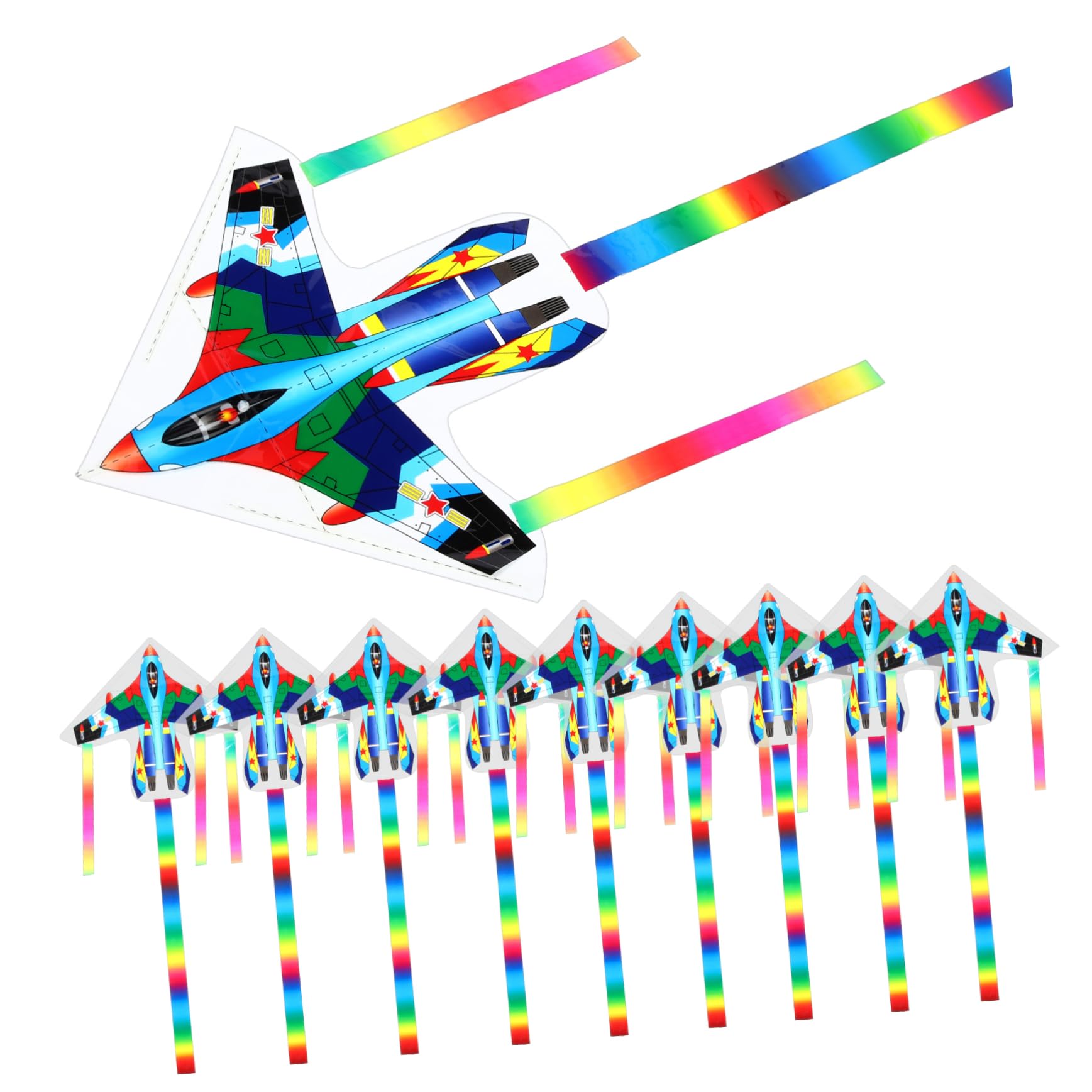 Yardwe 20Pcs Cartoon Outdoor Flying for Garden Beach Easy to Fly for Beginners for Fun Outdoor Activities