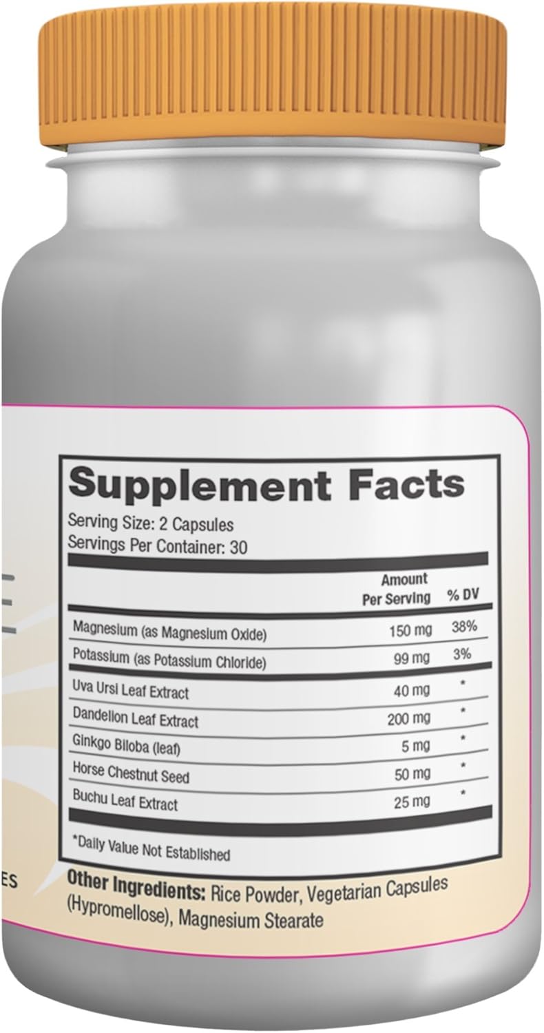 Water Retention Support with Potassium & Dandelion Root Reduce