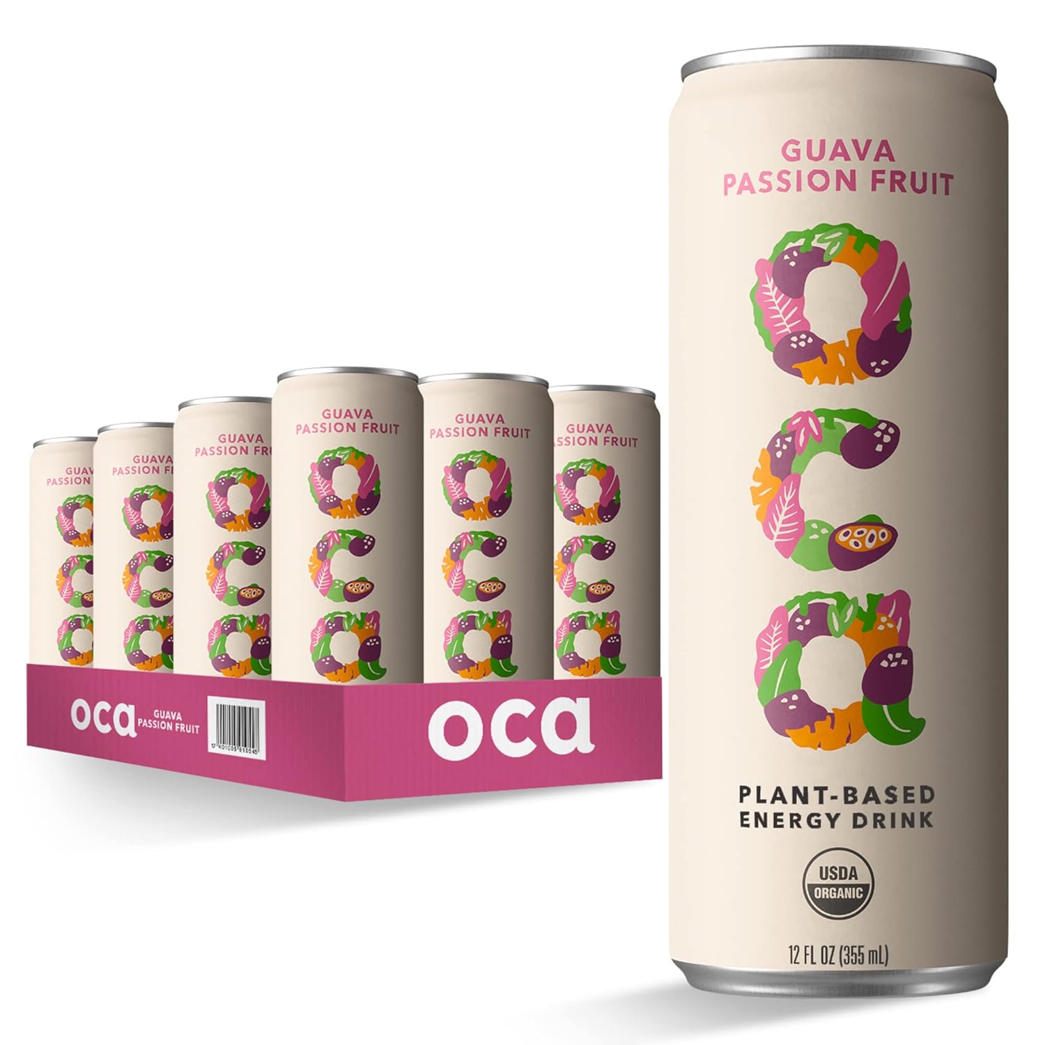 OCA Organic, Vegan, LowSugar PlantBased Energy Drink