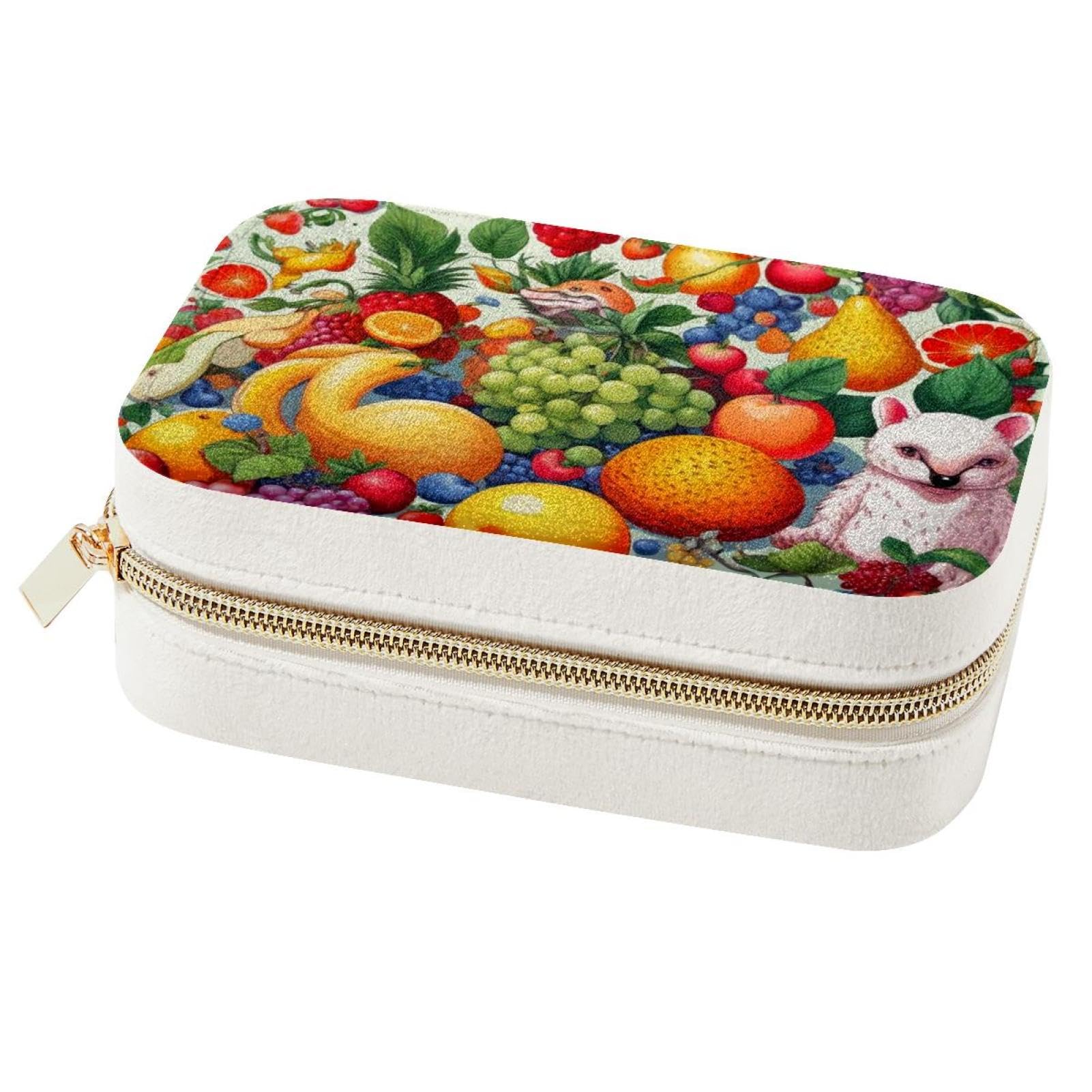 Boîte à bijoux portable pour ranger bagues et colliers sans nœuds