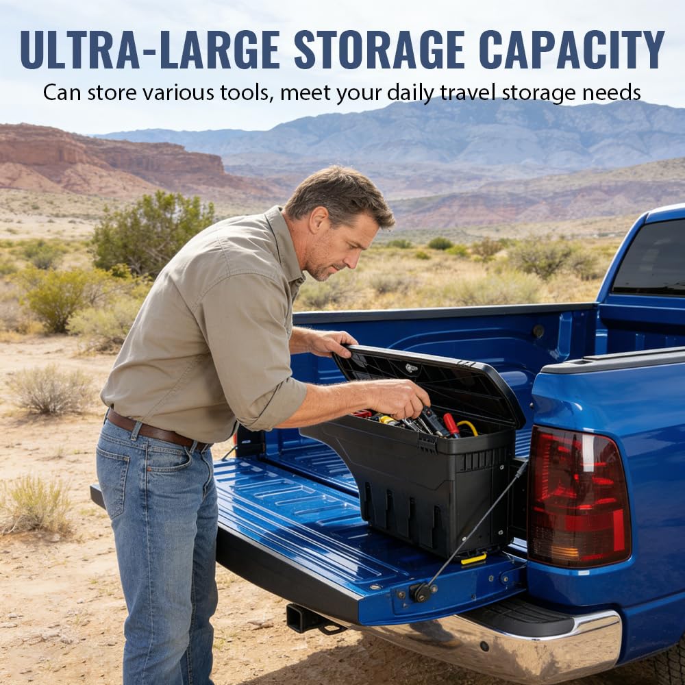 Amazon.com: PIT66 Truck Bed Storage Box Right Side Compatible with