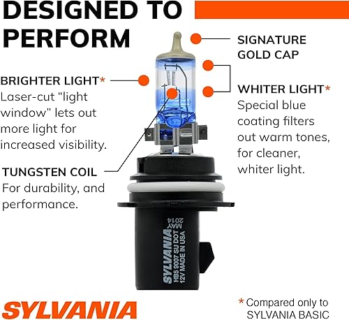 Miniatura 8 de Foco delantero, ultra halógeno (irradiación bajaalta) Sylvania 9003HB2H4SU Silverstar, (paquete de 2), 9007, Plateado