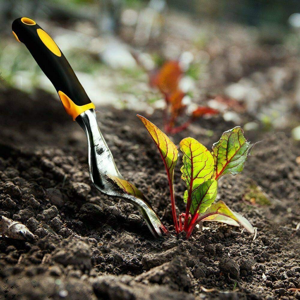 BE-Tool Lot de 3 désherbeurs de jardin avec poignée ergonomique en alliage d'aluminium pour enlever les pissenlits, chardons et autres mauvaises herbes